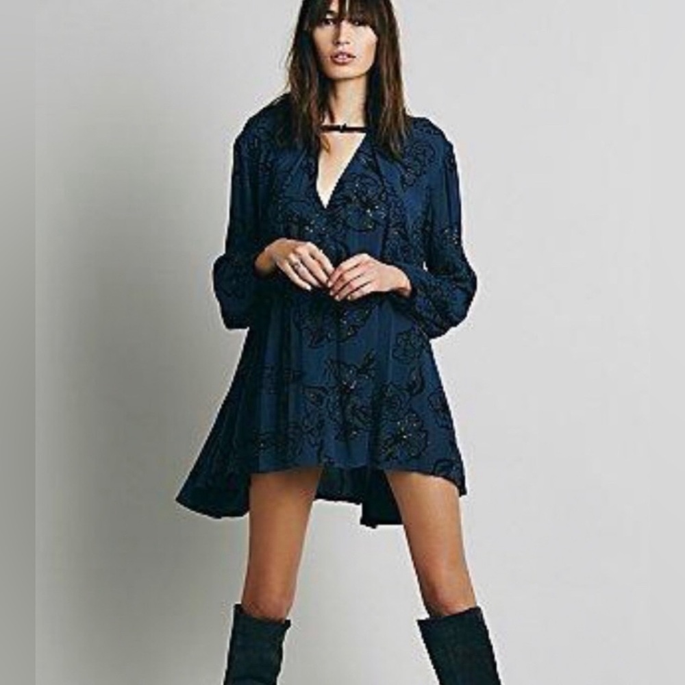 Free People Tunic Dress / Swing Mini Dress. Size XS